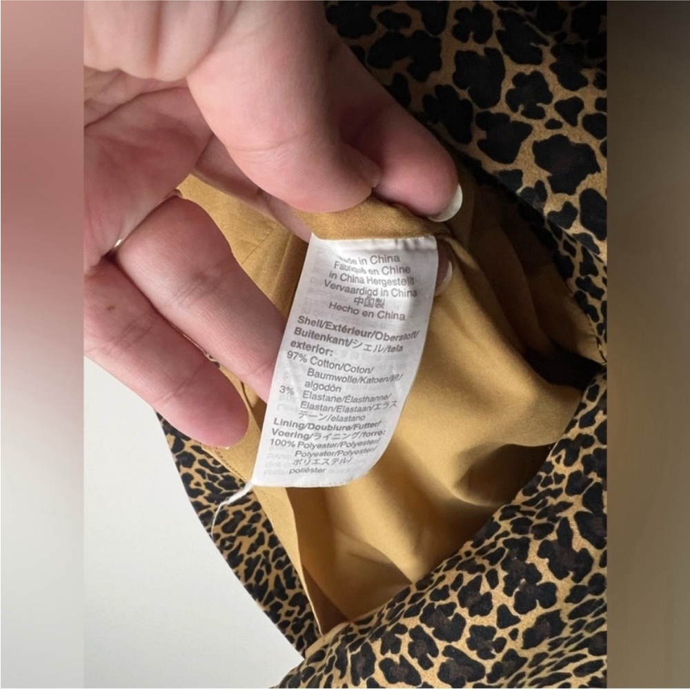 J Crew - Leopard Print Sheath Dress - Size 2 - Picture 4 of 8